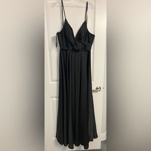 Spaghetti strap gown